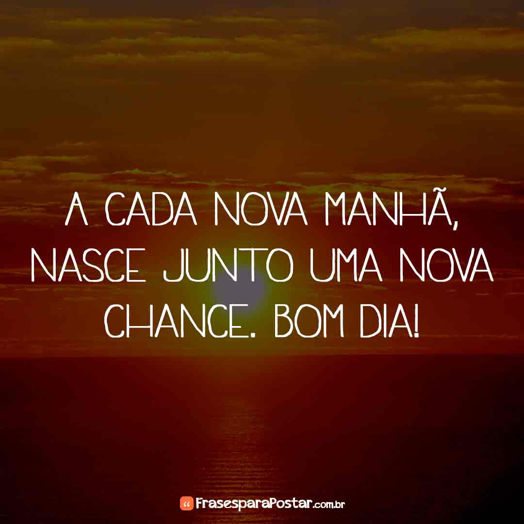 Frases de Bom Dia