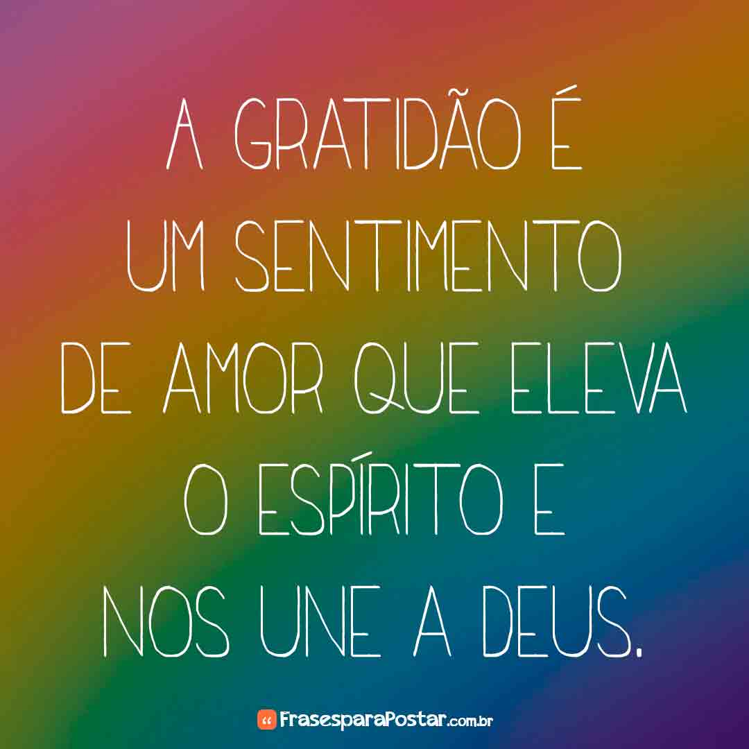 Frases de Gratidão