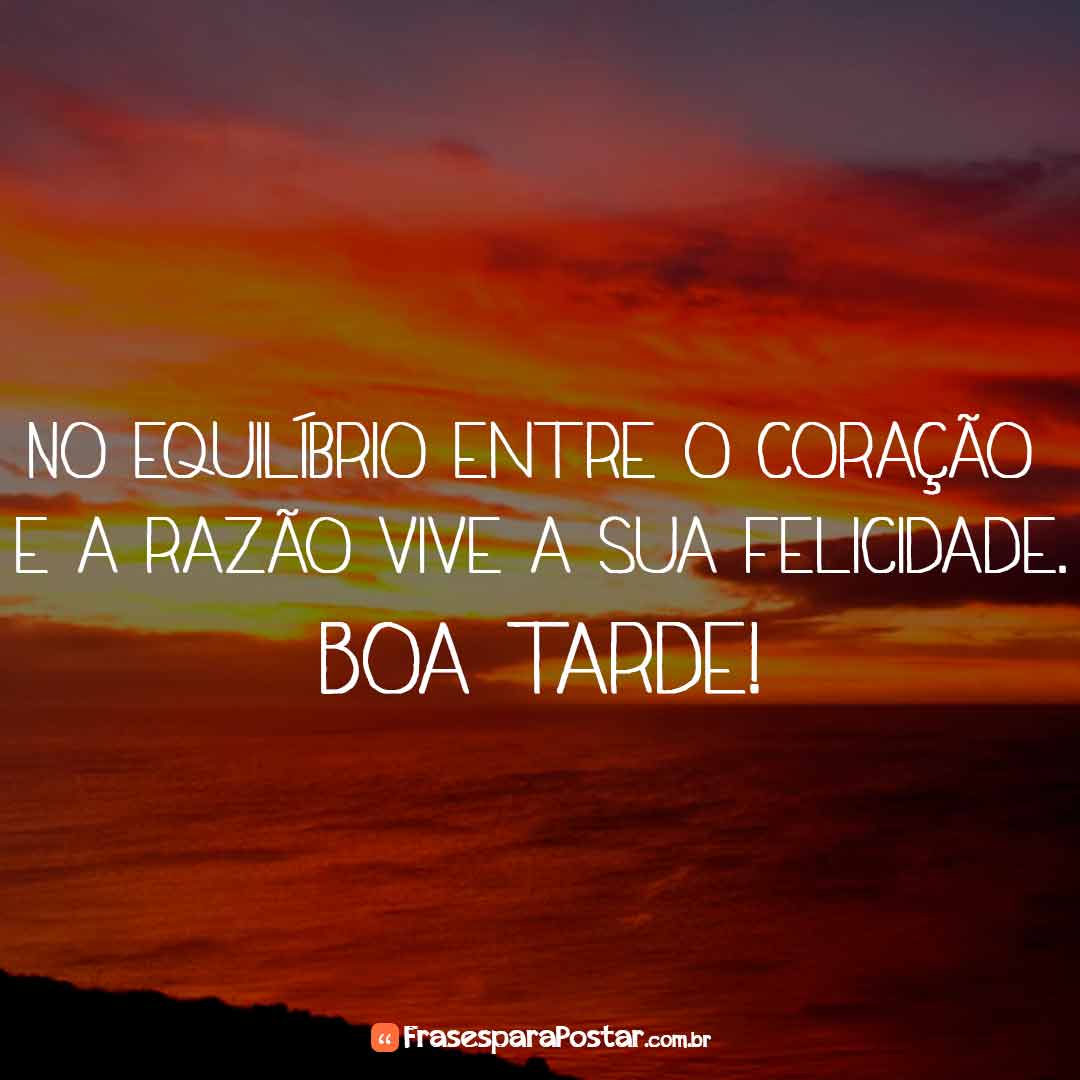 Frases de Boa Tarde