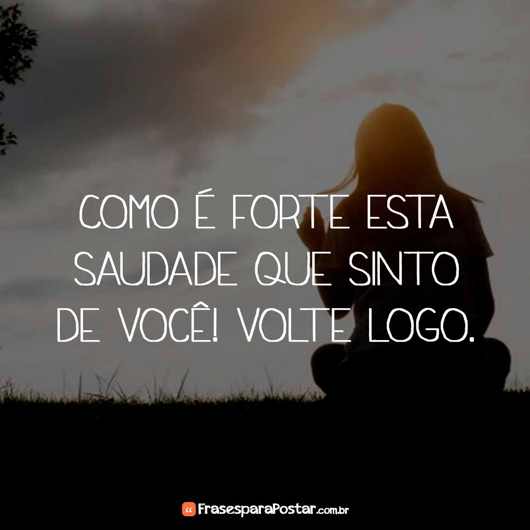 Frases de Saudade