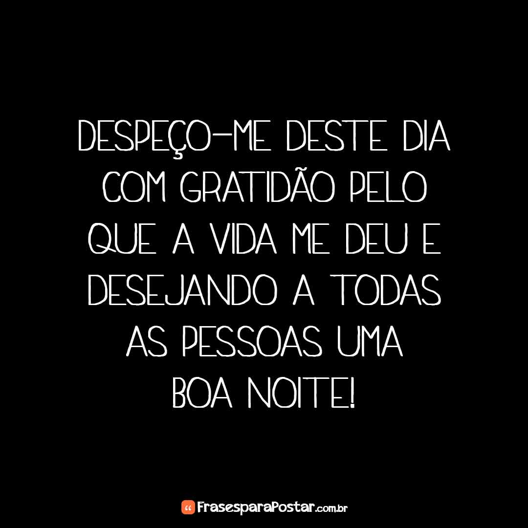 Frases de Boa Noite