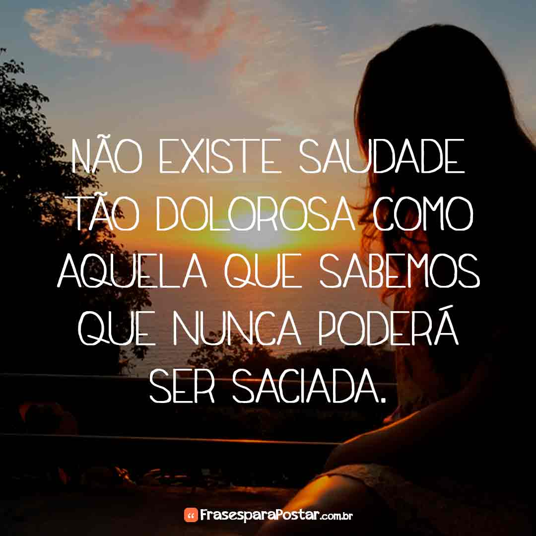 Frases de Saudade