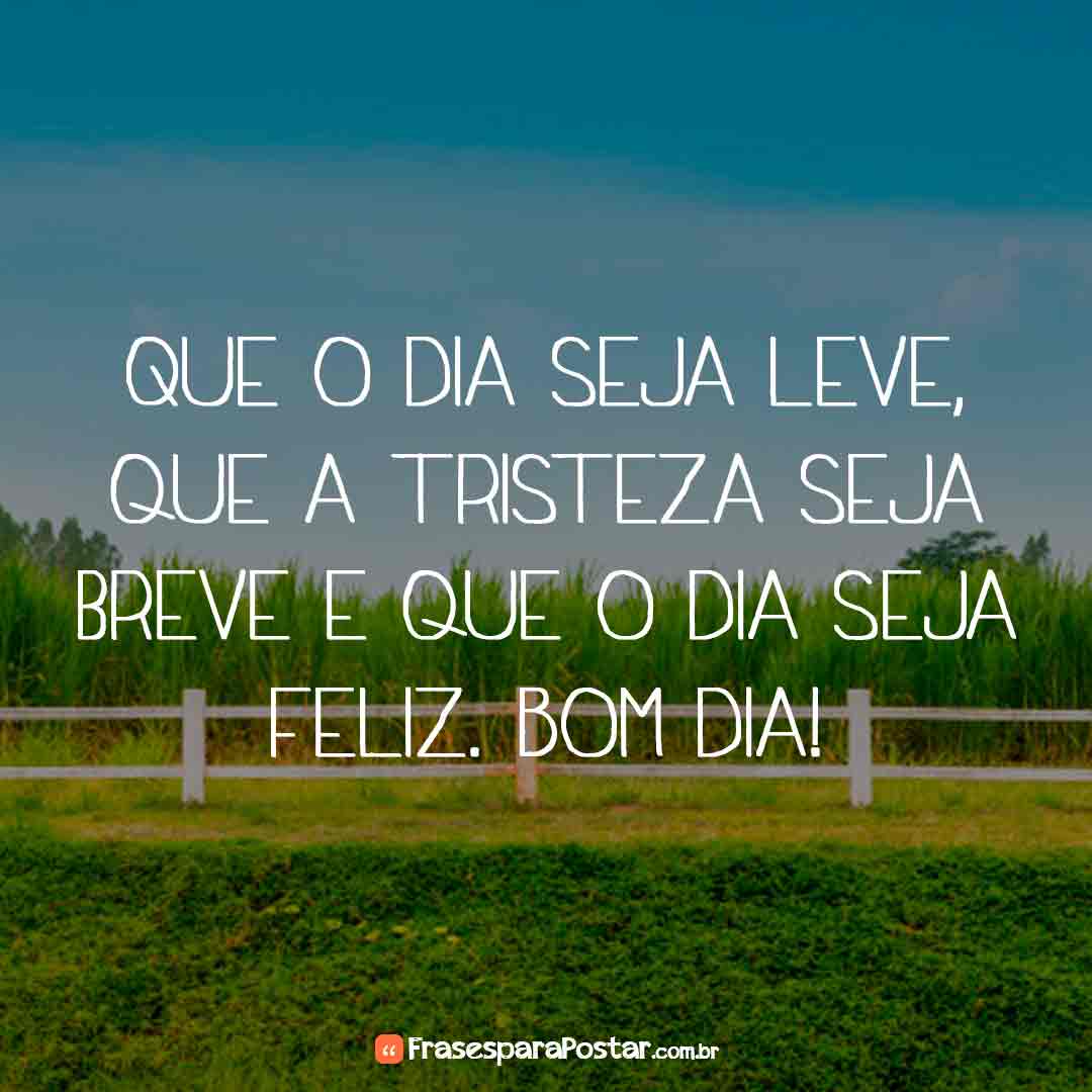 Frases de Bom Dia
