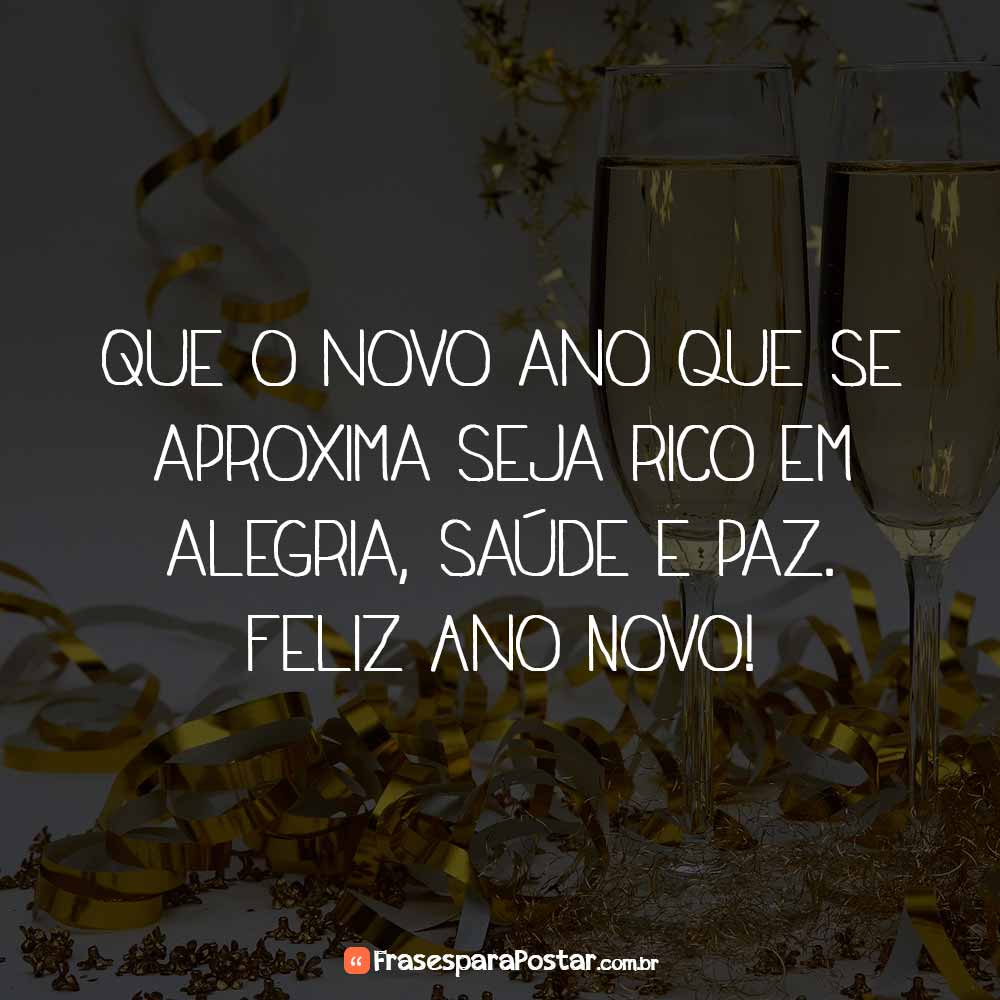 Frases de Ano Novo