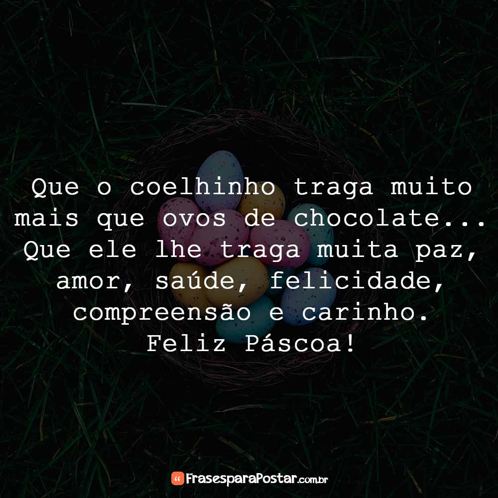 Frases de Páscoa