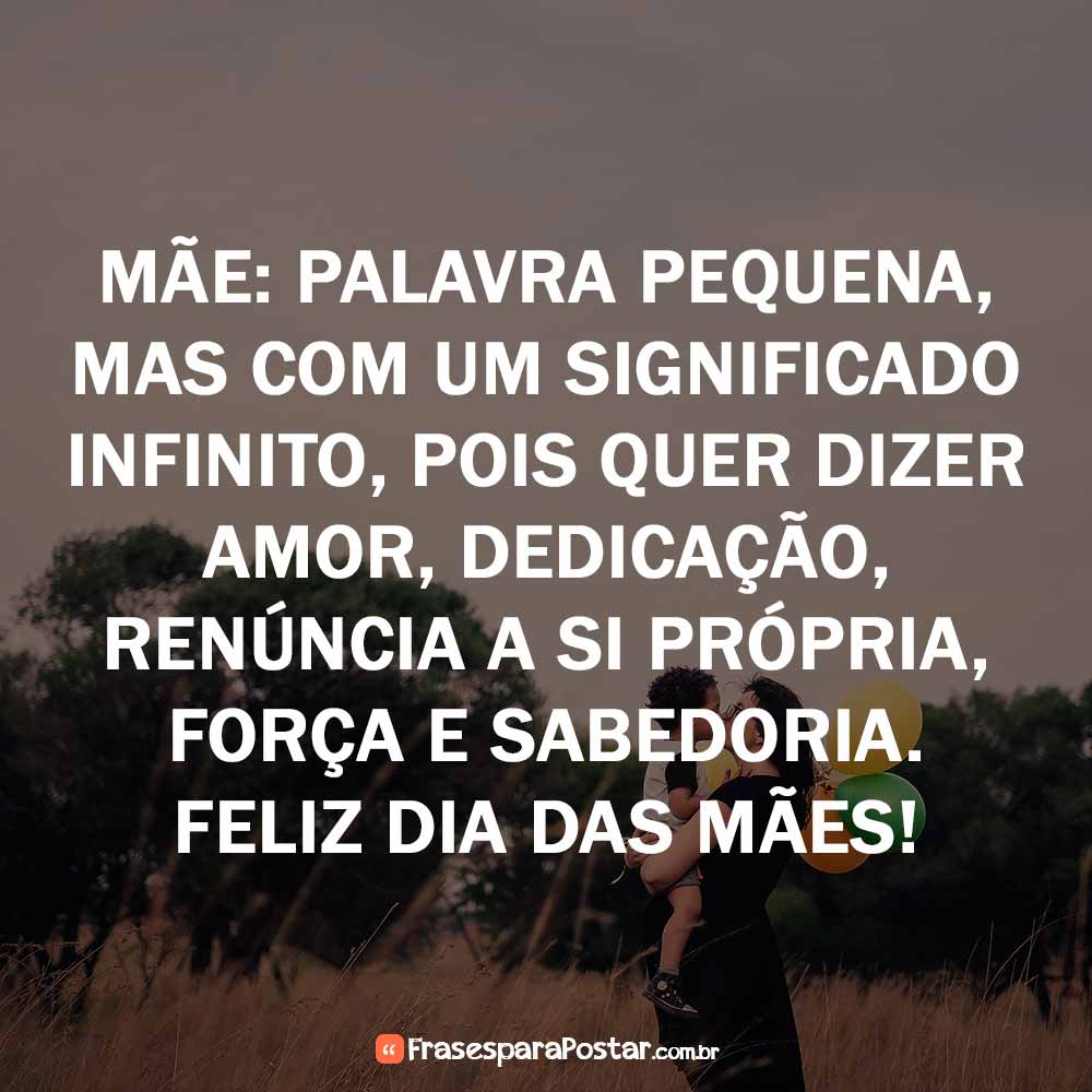 Feliz dia das Mães
