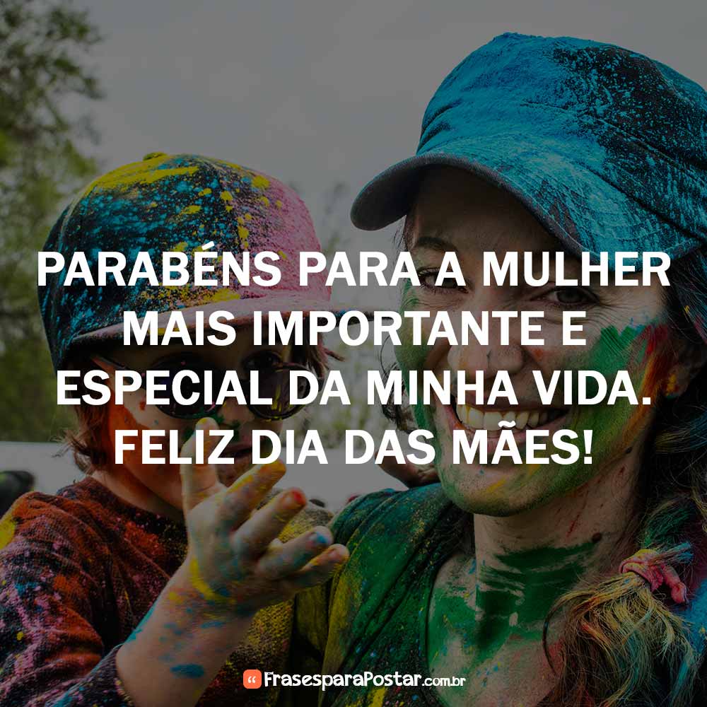 Feliz dia das Mães