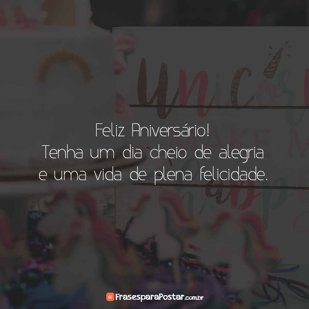 Mensagens de Aniversário