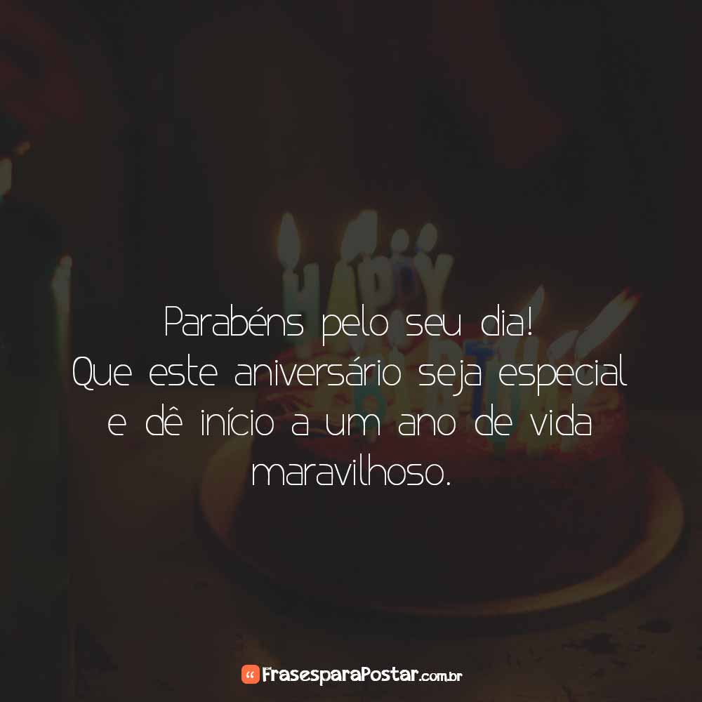 Mensagens de Aniversário