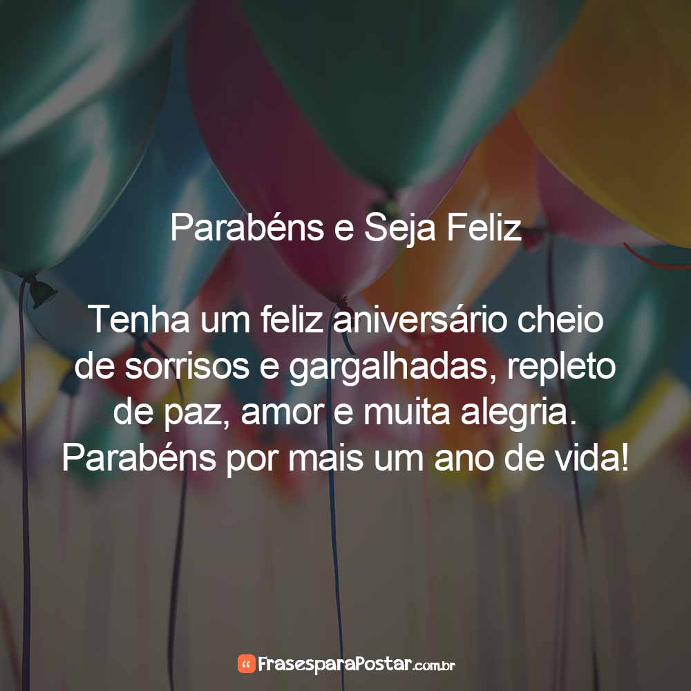 Mensagens de Aniversário