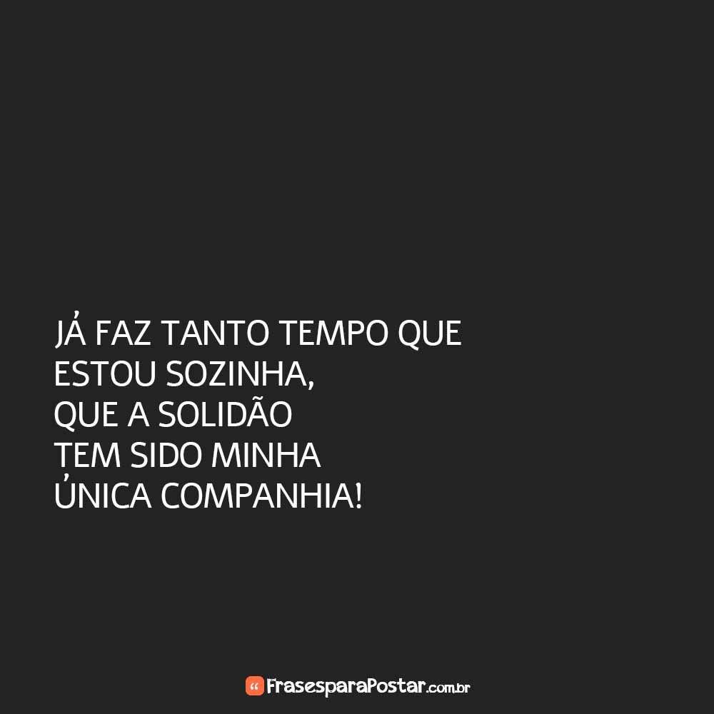 Frases de Solidão