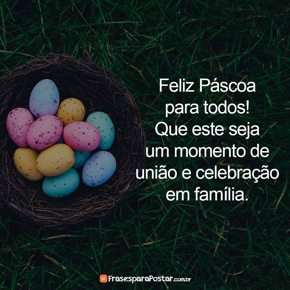 Mensagem de Páscoa