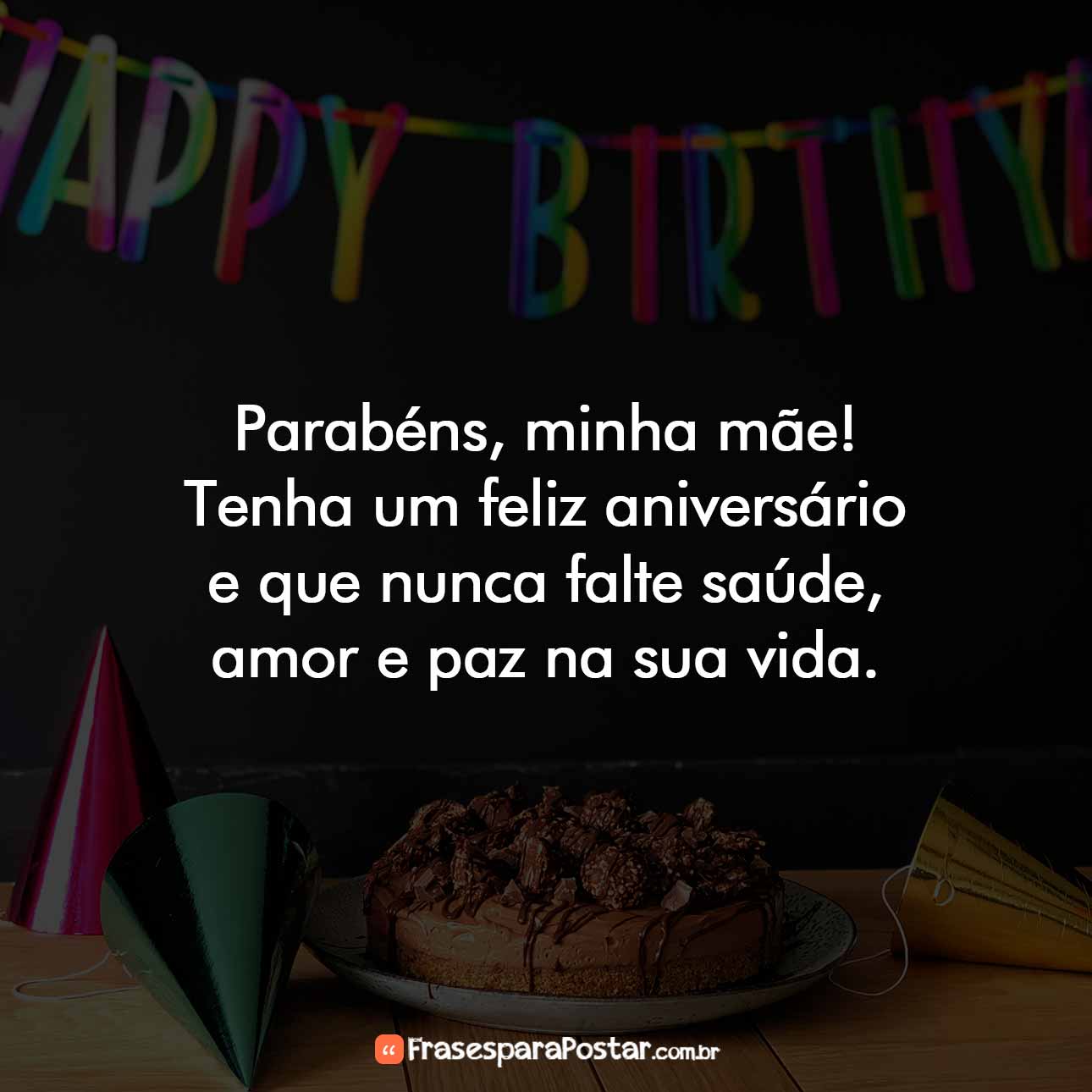 Parabéns minha Mãe