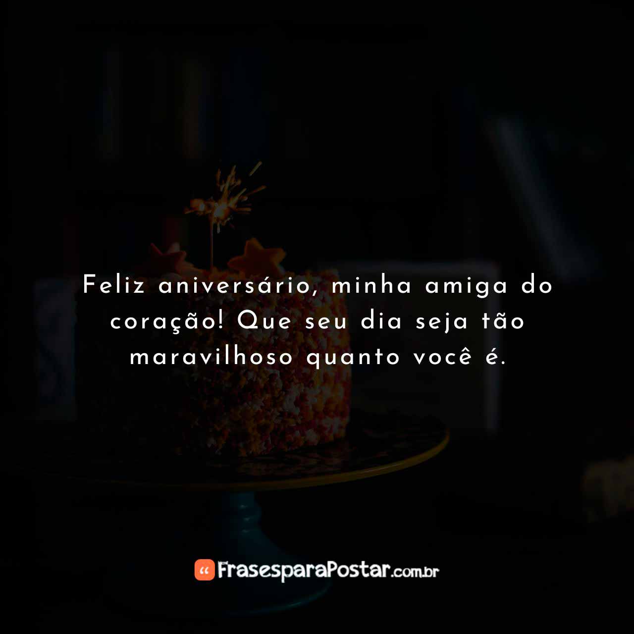 Feliz Aniversário Amiga