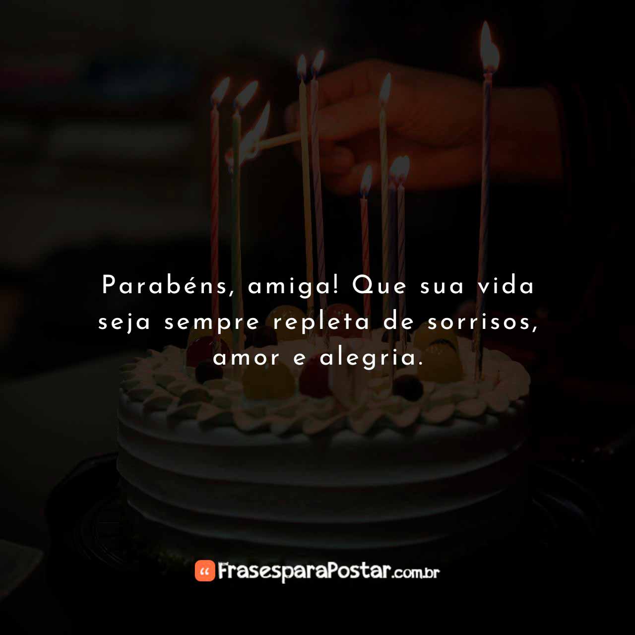 Mensagem de Aniversário para Amiga