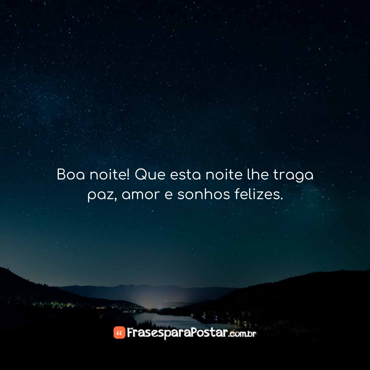 Frases de Boa Noite