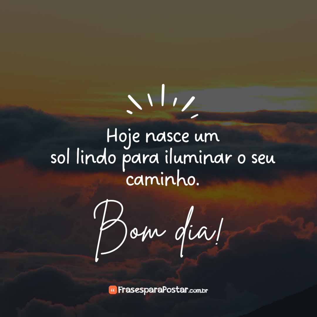 Mensagem de Bom Dia