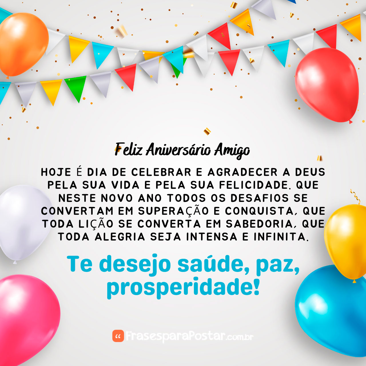 Mensagem de Aniversario “Superação” – Mensagem de Otimismo