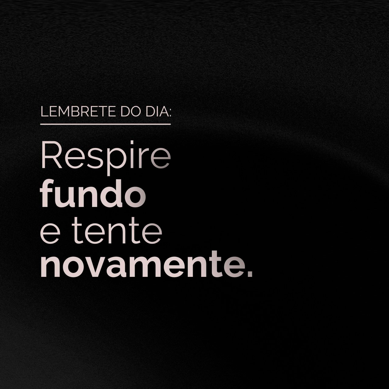 Lembrete do dia