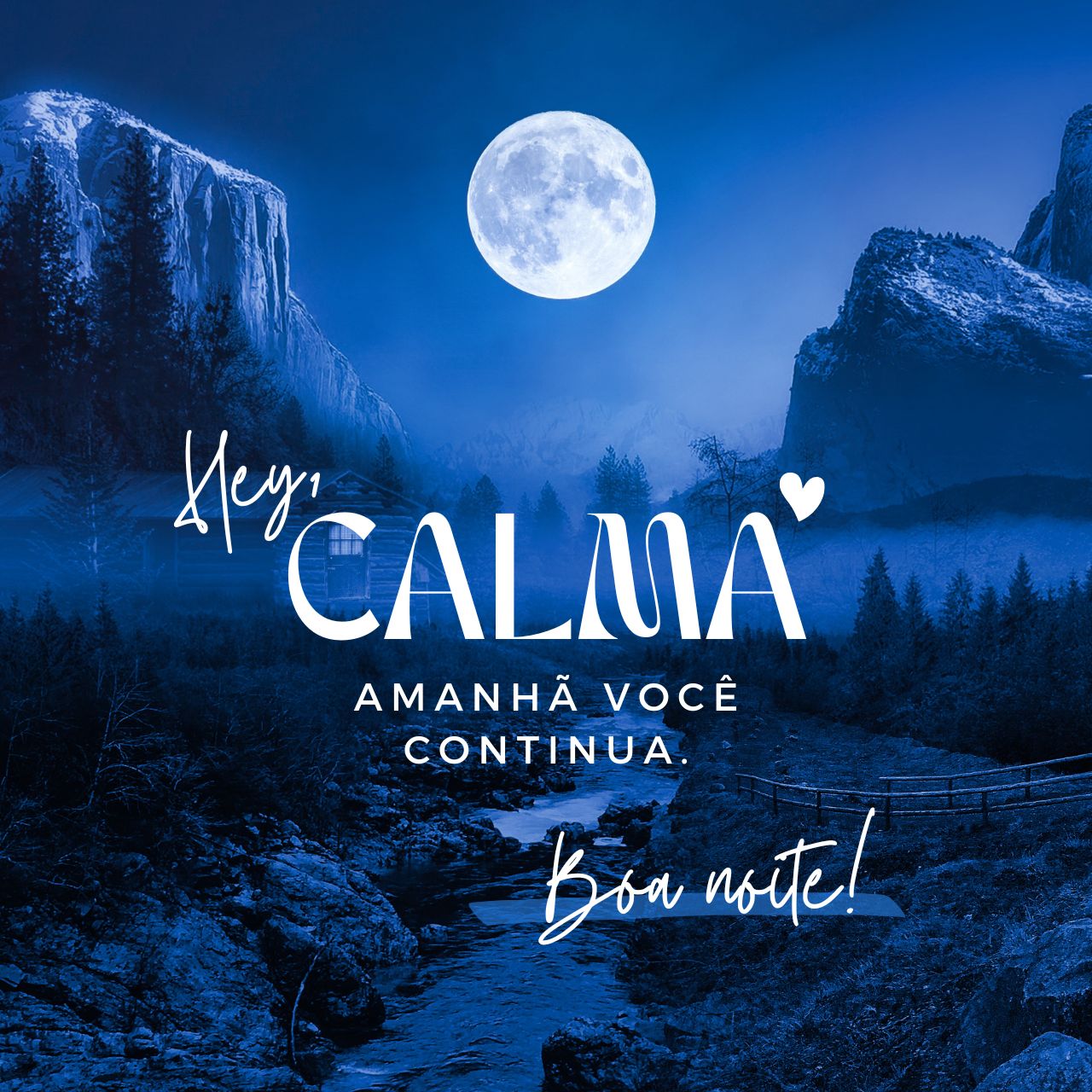 Amanhã você continua, boa noite!