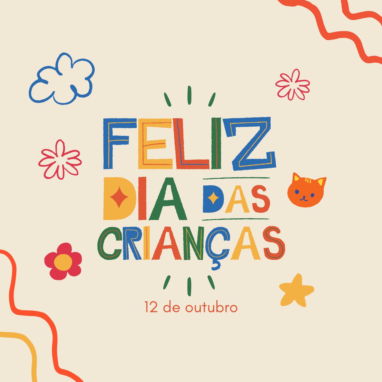 Feliz dia das Crianças
