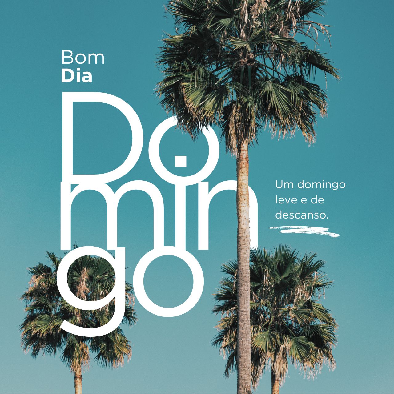 Um domingo leve e de descanso
