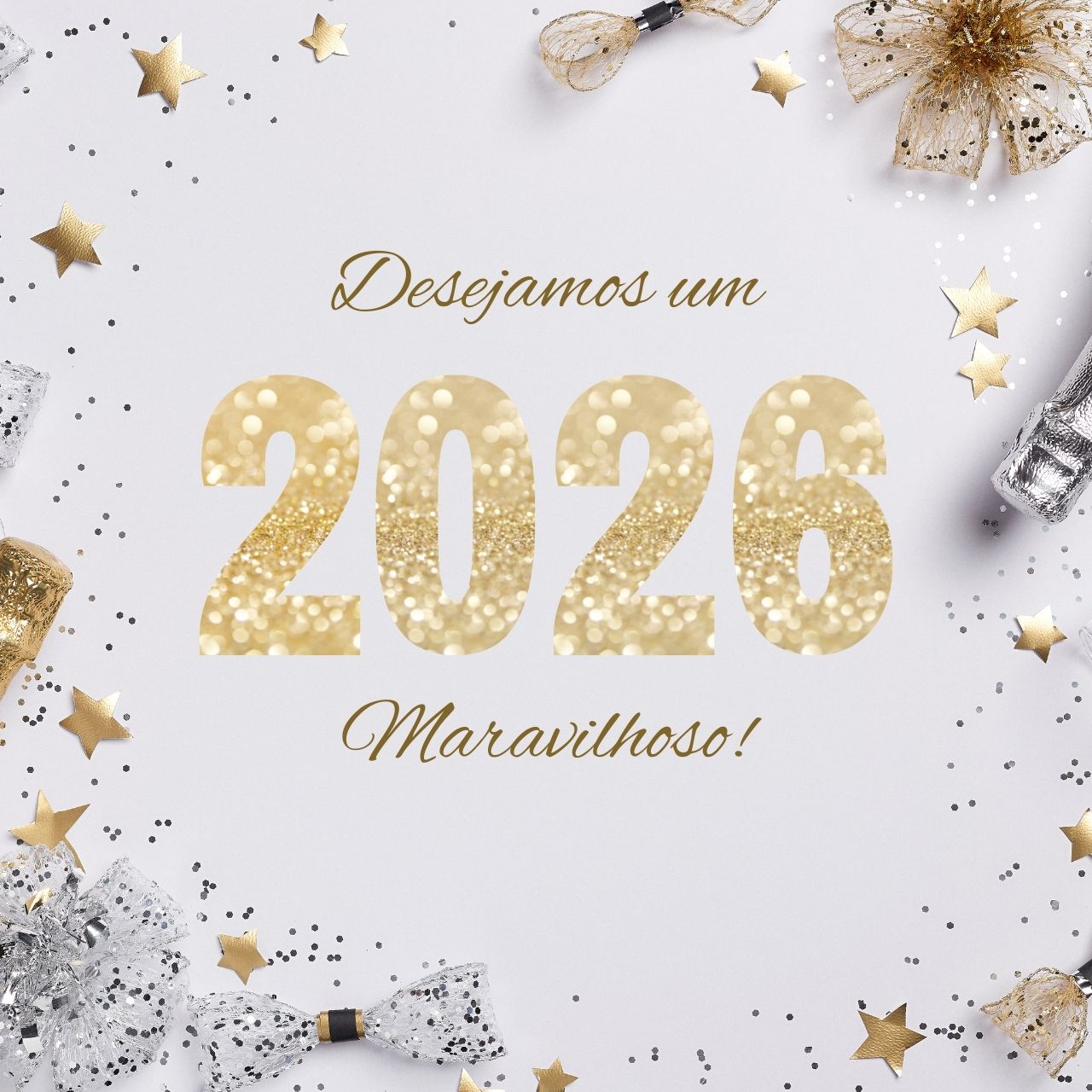 Desejamos um 2026 Maravilhoso!