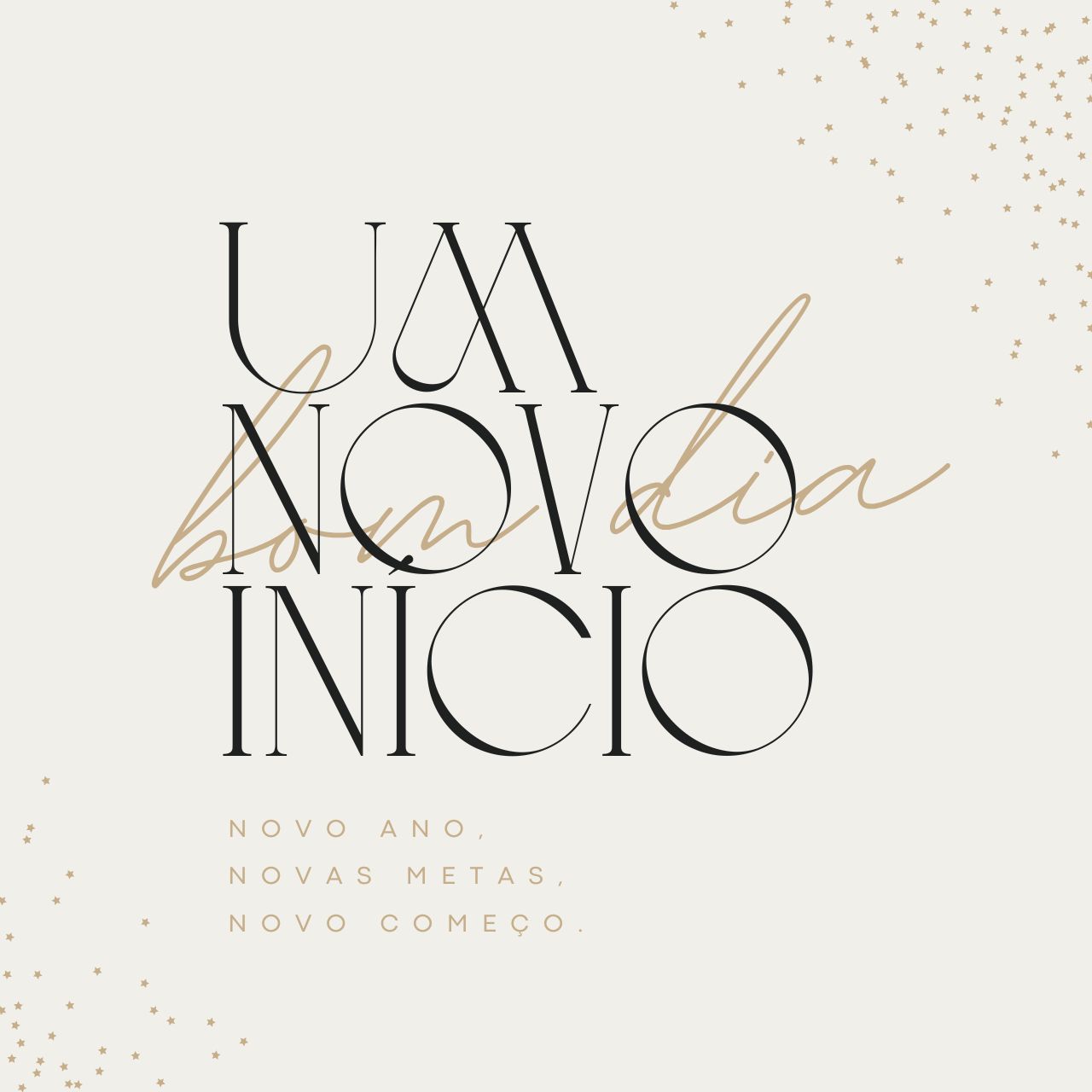 Um novo ano, um novo início!
