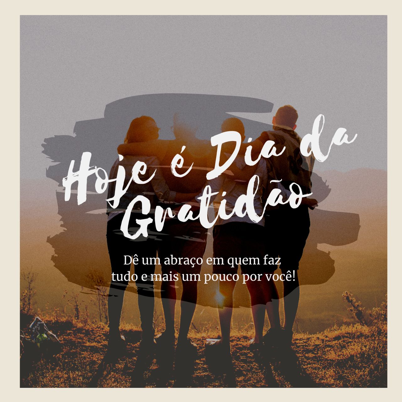 Hoje é Dia da Gratidão